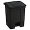 Safco Large Capacity Plastic Step-On Receptacle, 23 gal, Black 9923BL - alternate 1